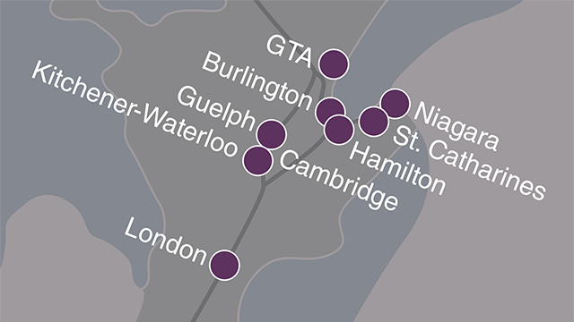 Service area map